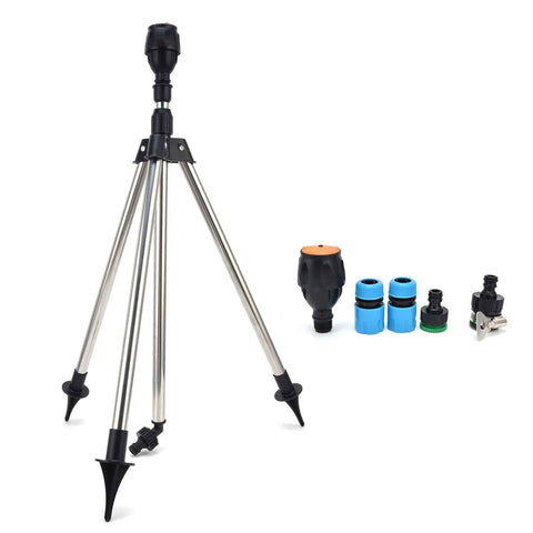 360‑Degree Rotating Sprinkler Automatic Watering Sprinkler with Tripod for Garden Irrigation In Australia - Darrahopens