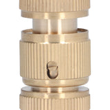 Garden Hose Quick Connect 1/2 Inch Brass Material Removable Wide Range of Applications Durable Hose Connectors