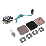 Carburetor Air Filter Fuel Filter Sparking Plug Fuel Pipe Kit for STIHL FS38 FS45 FS46 FS55 KM55 FS85 In Australia - Darrahopens