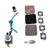 Carburetor Air Filter Fuel Filter Sparking Plug Fuel Pipe Kit for STIHL FS38 FS45 FS46 FS55 KM55 FS85 In Australia - Darrahopens