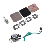 Carburetor Air Filter Fuel Filter Sparking Plug Fuel Pipe Kit for STIHL FS38 FS45 FS46 FS55 KM55 FS85