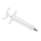 Veterinary Use Syringe Plastic Steel Adjustable Manual Feeding Injector for Livestock Farm20ml 14.5cm / 5.7in