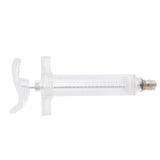 Veterinary Use Syringe Plastic Steel Adjustable Manual Feeding Injector for Livestock Farm20ml 14.5cm / 5.7in