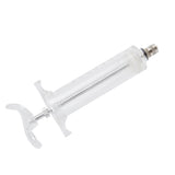 Veterinary Use Syringe Plastic Steel Adjustable Manual Feeding Injector for Livestock Farm50ml 16.5cm / 6.5in