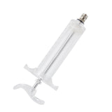 Veterinary Use Syringe Plastic Steel Adjustable Manual Feeding Injector for Livestock Farm50ml 16.5cm / 6.5in