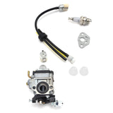 Carburetor Kit Spark Plug Oil Tube Assembly for Poulanpro 46cc Pr46bt Poulan Pro Blower Kit 967086901