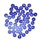 50PCS Numbered Label Numbered Tag for Farm Livestock Beekeeping Husbandry Breeding Supplies1-50 Blue In Australia - Darrahopens