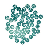 50PCS Numbered Label Numbered Tag for Farm Livestock Beekeeping Husbandry Breeding Supplies1-50 Green In Australia - Darrahopens