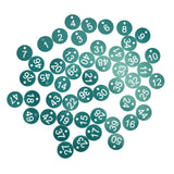 50PCS Numbered Label Numbered Tag for Farm Livestock Beekeeping Husbandry Breeding Supplies1-50 Green In Australia - Darrahopens