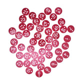 50PCS Numbered Label Numbered Tag for Farm Livestock Beekeeping Husbandry Breeding Supplies1-50 Red In Australia - Darrahopens