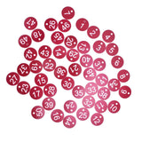 50PCS Numbered Label Numbered Tag for Farm Livestock Beekeeping Husbandry Breeding Supplies1-50 Red In Australia - Darrahopens