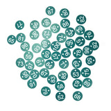 50PCS Numbered Label Numbered Tag for Farm Livestock Beekeeping Husbandry Breeding Supplies51-100 Green