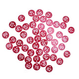 50PCS Numbered Label Numbered Tag for Farm Livestock Beekeeping Husbandry Breeding Supplies51-100 Red In Australia - Darrahopens