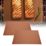 40x33cm Barbecue Mat Non‑Stick Heat‑Resistant BBQ Grill Mat for Kitchen Outdoor Camping