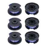 6Pcs Trimmer Spool Line Replacement for Ryobi 18V 24V 40V String Trimmers Lawn Mower