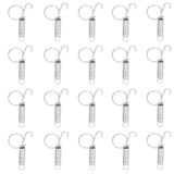 20PCS Cage Door Spring Hook Metal Finger Spring Latch Hook for Fixing Rabbit Pet Cage Door Farming EquipmentL 7.3x2.2cm In Australia - Darrahopens