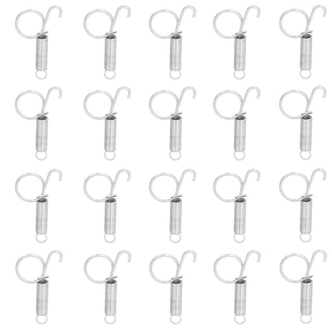 20PCS Cage Door Spring Hook Metal Finger Spring Latch Hook for Fixing Rabbit Pet Cage Door Farming EquipmentL 7.3x2.2cm In Australia - Darrahopens
