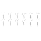20PCS Cage Door Spring Hook Metal Finger Spring Latch Hook for Fixing Rabbit Pet Cage Door Farming EquipmentL 7.3x2.2cm