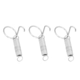 20PCS Cage Door Spring Hook Metal Finger Spring Latch Hook for Fixing Rabbit Pet Cage Door Farming EquipmentL 7.3x2.2cm