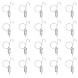 20PCS Cage Door Spring Hook Metal Finger Spring Latch Hook for Fixing Rabbit Pet Cage Door Farming EquipmentS 6x2.1cm In Australia - Darrahopens