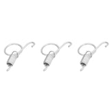 20PCS Cage Door Spring Hook Metal Finger Spring Latch Hook for Fixing Rabbit Pet Cage Door Farming EquipmentS 6x2.1cm