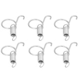 20PCS Cage Door Spring Hook Metal Finger Spring Latch Hook for Fixing Rabbit Pet Cage Door Farming EquipmentS 6x2.1cm