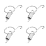 20PCS Cage Door Spring Hook Metal Finger Spring Latch Hook for Fixing Rabbit Pet Cage Door Farming EquipmentS 6x2.1cm