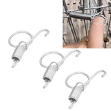 20PCS Cage Door Spring Hook Metal Finger Spring Latch Hook for Fixing Rabbit Pet Cage Door Farming EquipmentS 6x2.1cm
