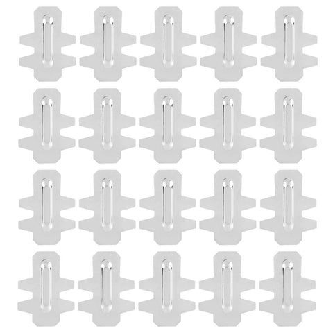 20Pcs Stainless Steel Rabbit Cage Door Hook Card Accessory Cage Hardware Breeding Equipment