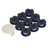 9Pcs Trimmer Spool Line with Cap Replacement Parts Fit for Ryobi 18/24/40V Lawn Mower In Australia - Darrahopens