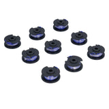 9Pcs Trimmer Spool Line with Cap Replacement Parts Fit for Ryobi 18/24/40V Lawn Mower In Australia - Darrahopens
