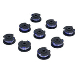 9Pcs Trimmer Spool Line with Cap Replacement Parts Fit for Ryobi 18/24/40V Lawn Mower In Australia - Darrahopens