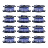 12Pcs Line Spool Replacement Trimmer Accessory Fit for Ryobi One+ AC14RL3A 18/24/40V