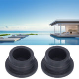 2Pcs Black Pool Ladder Rubber Bumper Safety Guard Swimming Pool Ladder Replacement