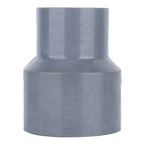 1in PVC Straight Reducing Connector Water Pipe Adapter for Water Supply Pipe Fittings