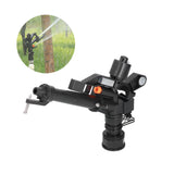 G 1‑1/2 Irrigation Sprinkler ABS Adjustable Rocker Arm Large Flow Impact Sprinkler for Garden Lawn