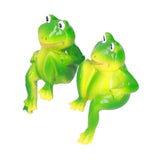 Frog Decor Hand Made Resin Micro Landscape Durable Fadeless Gift Frog Garden Decor for Home