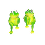 Frog Decor Hand Made Resin Micro Landscape Durable Fadeless Gift Frog Garden Decor for Home