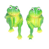 Frog Decor Hand Made Resin Micro Landscape Durable Fadeless Gift Frog Garden Decor for Home