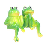 Frog Decor Hand Made Resin Micro Landscape Durable Fadeless Gift Frog Garden Decor for Home