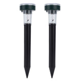2PCS LED Mouse Expeller Ultrasonic Solar Snake Repeller Ground Insertion Light Colorful Pest Repeller for Outdoor Lawn In Australia - Darrahopens