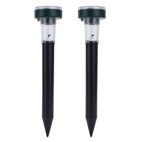2PCS LED Mouse Expeller Ultrasonic Solar Snake Repeller Ground Insertion Light Colorful Pest Repeller for Outdoor Lawn In Australia - Darrahopens