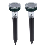 2PCS LED Mouse Expeller Ultrasonic Solar Snake Repeller Ground Insertion Light Colorful Pest Repeller for Outdoor Lawn In Australia - Darrahopens
