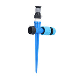 Lawn Sprinkler 1/2 in 360° Rotatable Adjustable Irrigation Sprayer with Ground Spike for Fruit Trees Shrubs Greenhouses