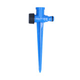 Lawn Sprinkler 1/2 in 360° Rotatable Adjustable Irrigation Sprayer with Ground Spike for Fruit Trees Shrubs Greenhouses