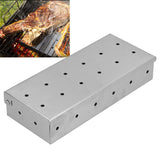 Smoker Box Vent Design High Compatibility Easily Use Durable BBQ Gadgets for Charcoal Gas Grill