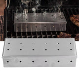 Smoker Box Vent Design High Compatibility Easily Use Durable BBQ Gadgets for Charcoal Gas Grill