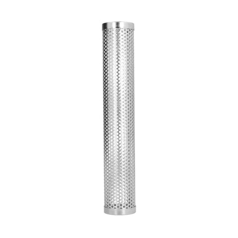 Smoker Box Cylindrical Detachable Large Capacity Fruit Wood BBQ Pellet Smoker Tube for Outdoor CampingL 30.6x5.3cm In Australia - Darrahopens