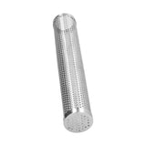 Smoker Box Cylindrical Detachable Large Capacity Fruit Wood BBQ Pellet Smoker Tube for Outdoor CampingL 30.6x5.3cm In Australia - Darrahopens