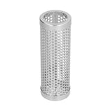 Smoker Box Cylindrical Detachable Large Capacity Fruit Wood BBQ Pellet Smoker Tube for Outdoor CampingS 15.3x5.3cm